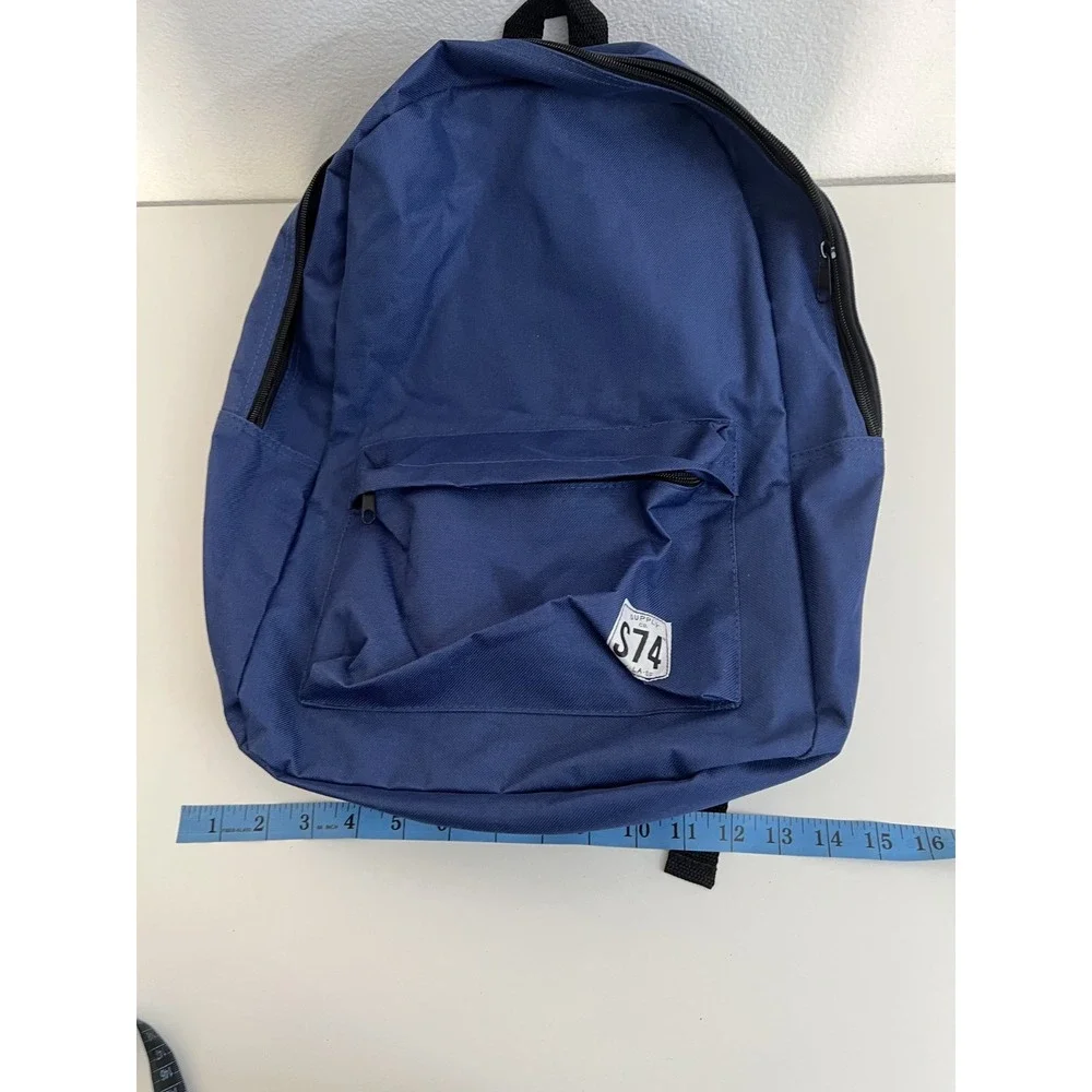 Supply‎ Co. S74 Blue Canvas Backpack 16 inch
